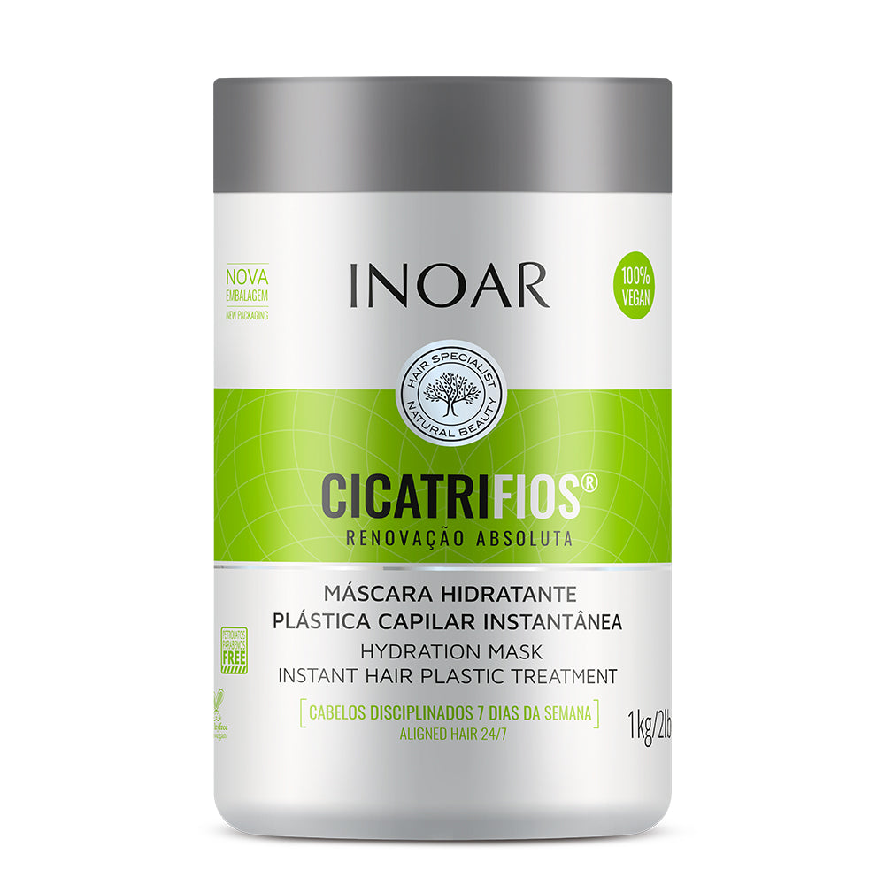 INOAR CicatriFios Mask - matu struktūru atjaunojoša maska 1000 ml