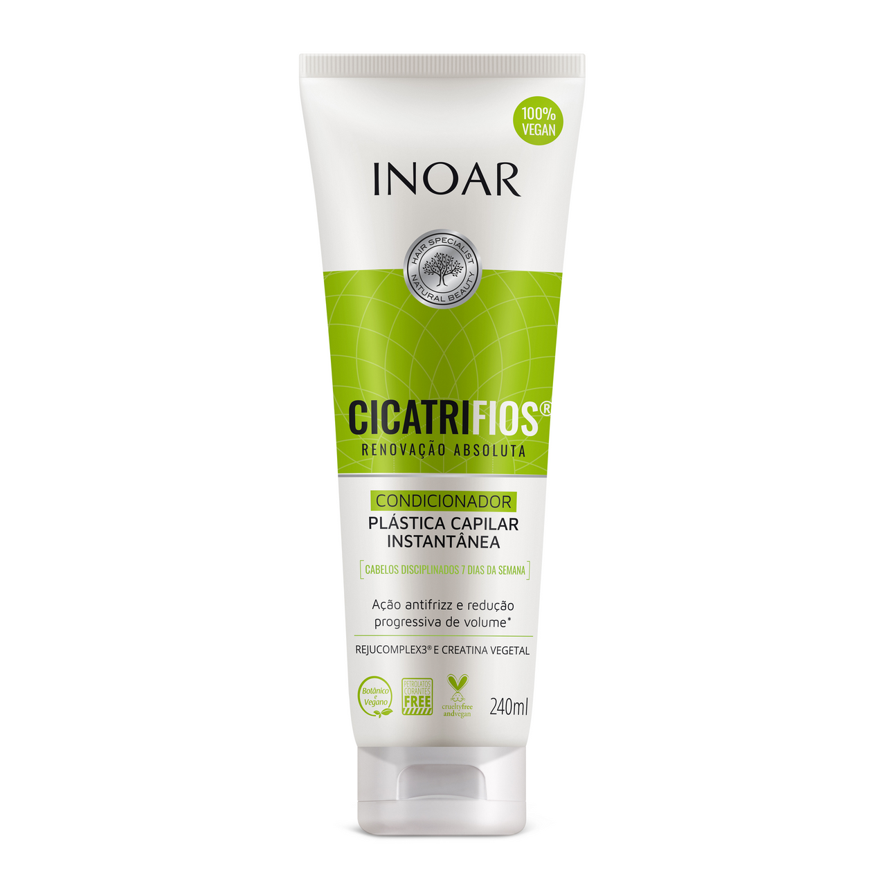 INOAR CicatriFios Conditioner - matu struktūru atjaunojošs kondicionieris 240 ml