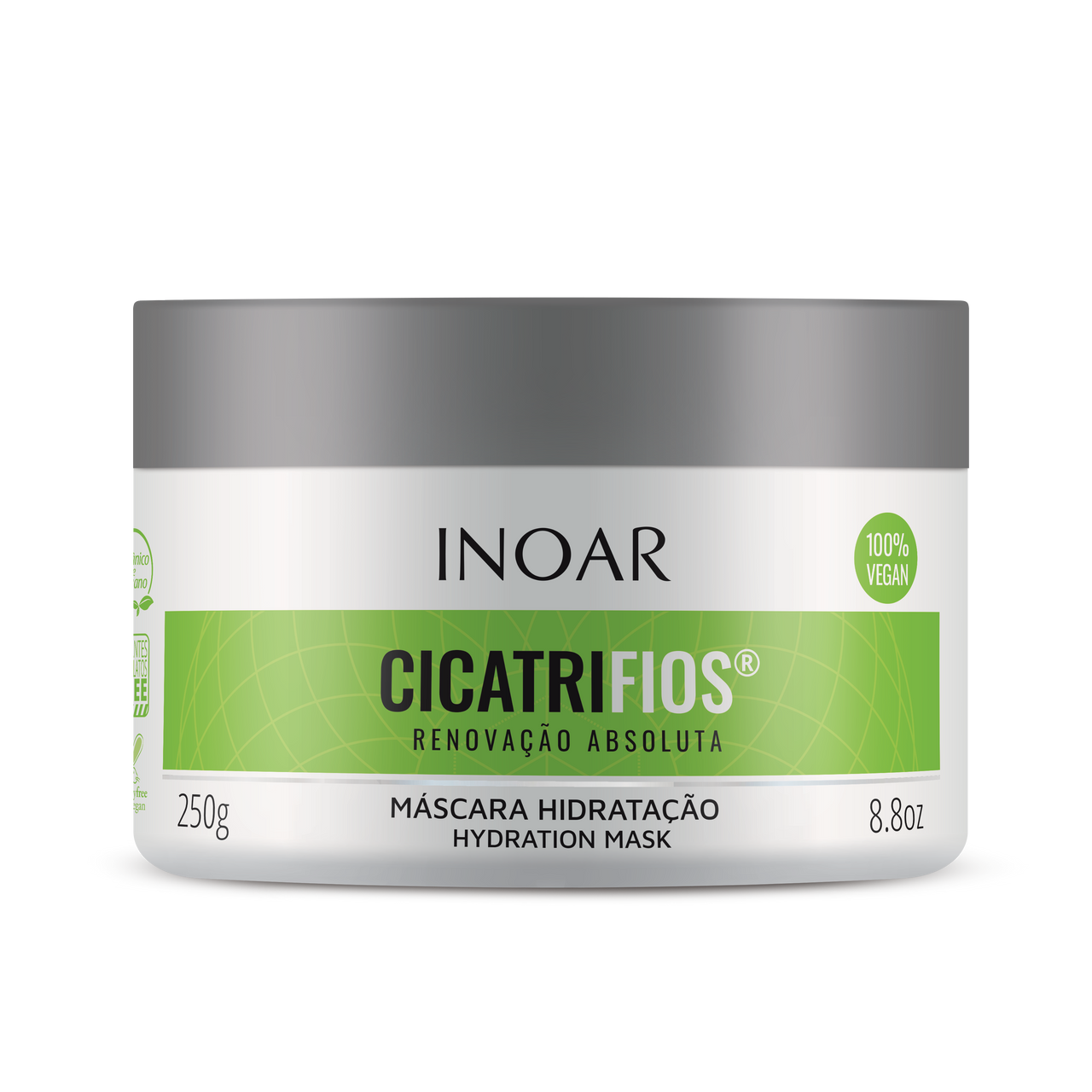 INOAR CicatriFios Mask - matu struktūru atjaunojoša maska 250 g