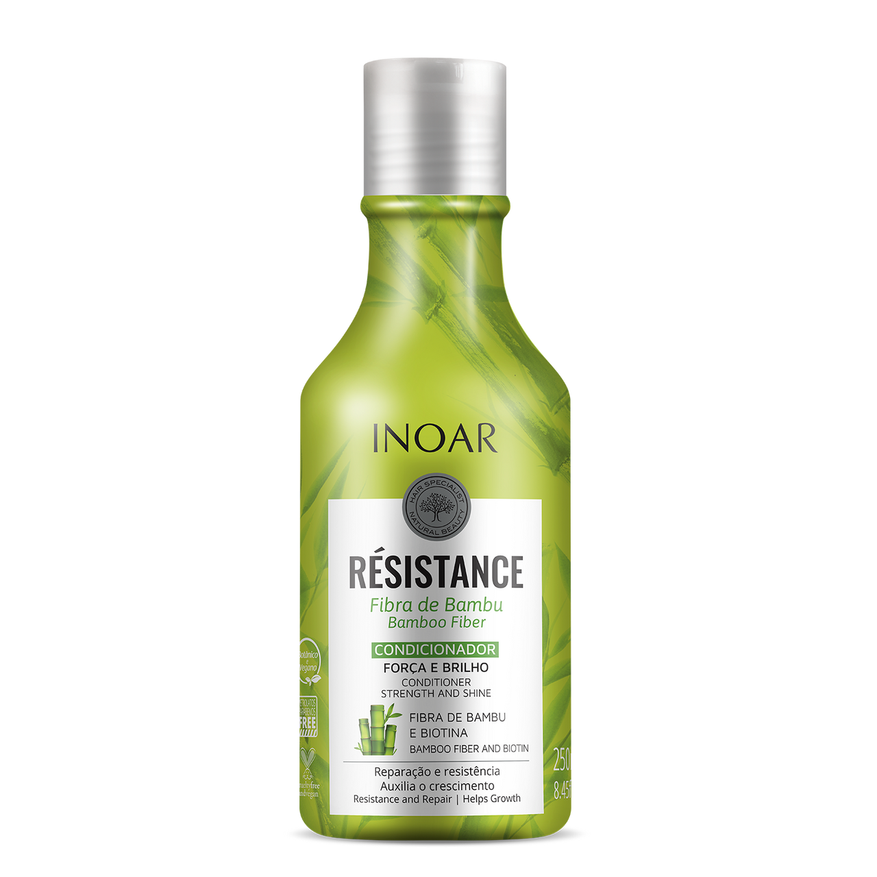 INOAR Resistance Fibra de Bambu Conditioner - matus stiprinošs kondicionieris 250 ml