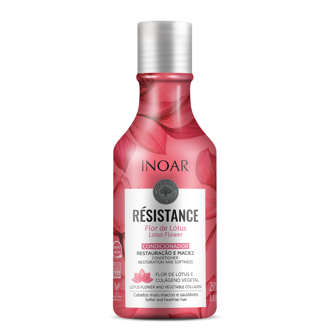 INOAR Resistance Flor de Lotus Conditioner - matu mitrinošs kondicionieris 250 ml