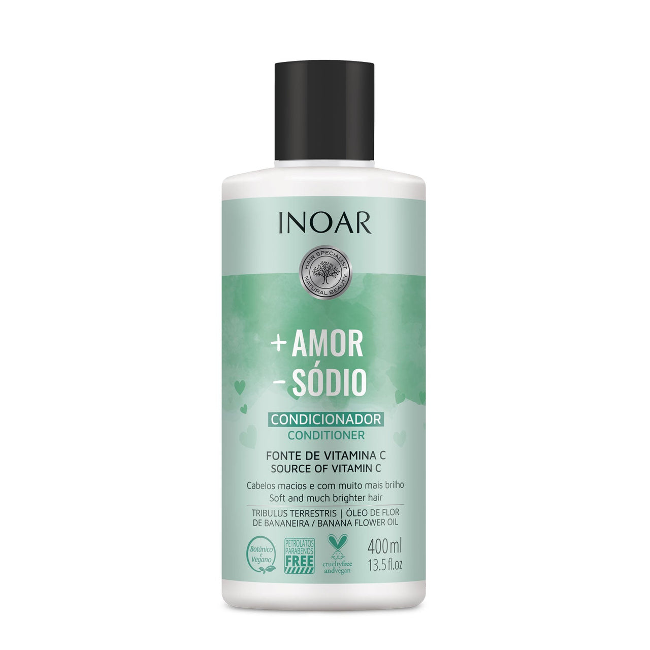 INOAR More Love Less Salt Conditioner - kondicionieris bez sāls 400 ml