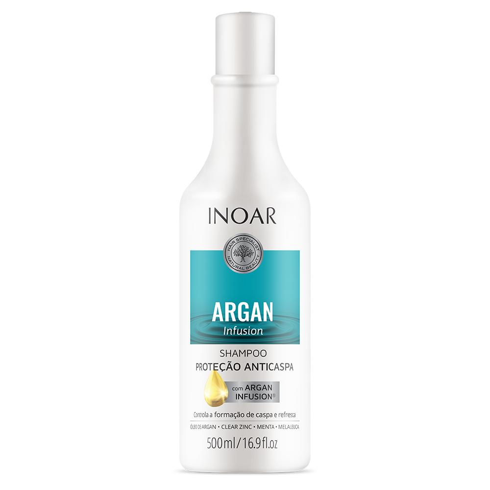 INOAR Argan Infusion Anti-dandruss Protection Shampoo - pretblaugznu šampūns 500 ml