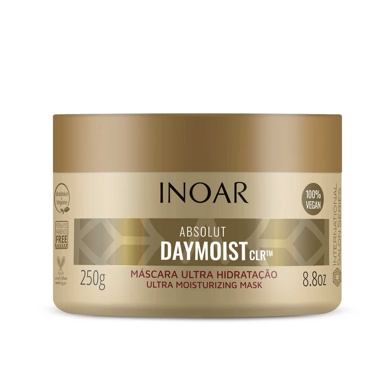 INOAR Absolut Daymoist Mask - matu maska ķīmiski bojātiem matiem 250 g