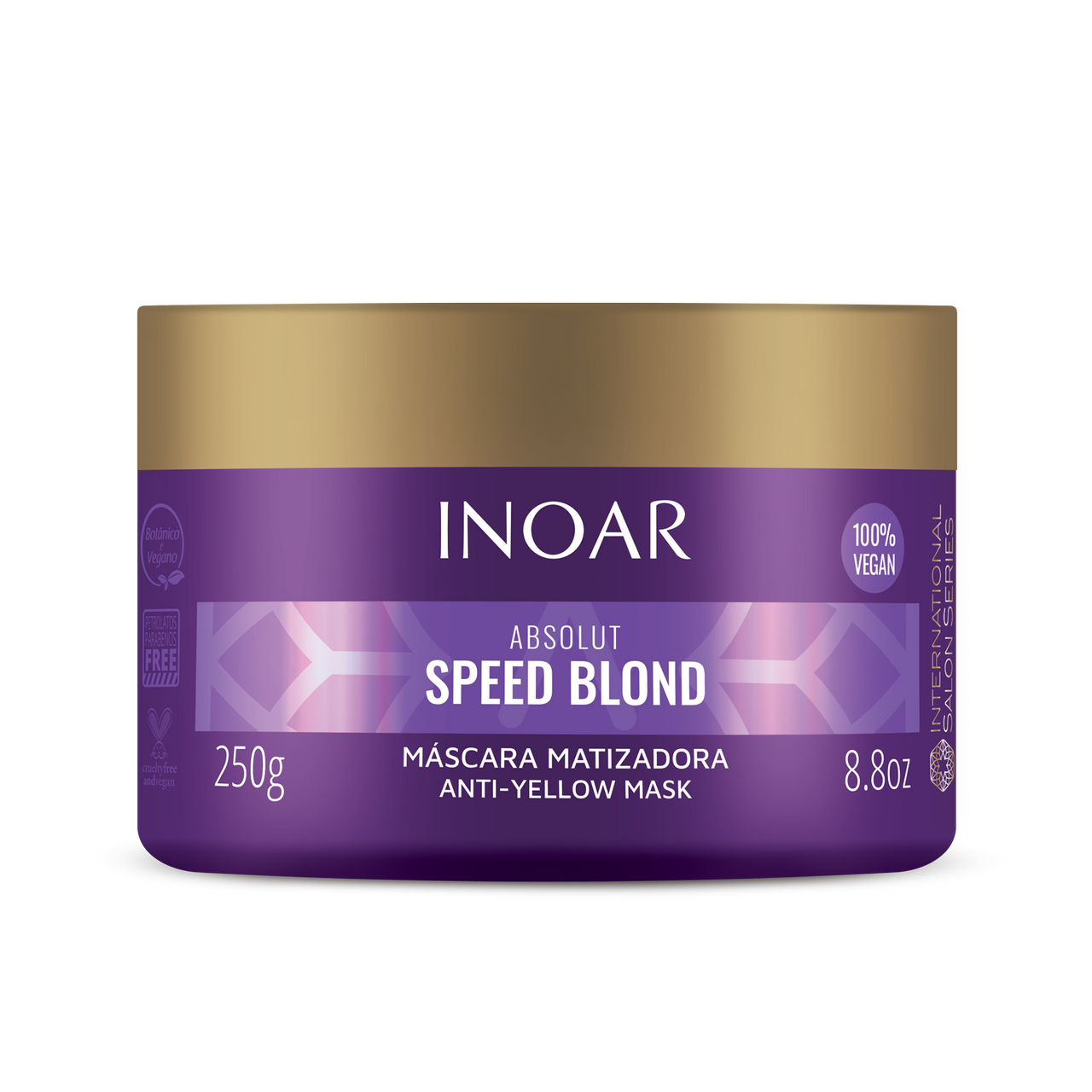 INOAR Absolut Speed Blond Mask - matu maska blondiem matiem 250 g