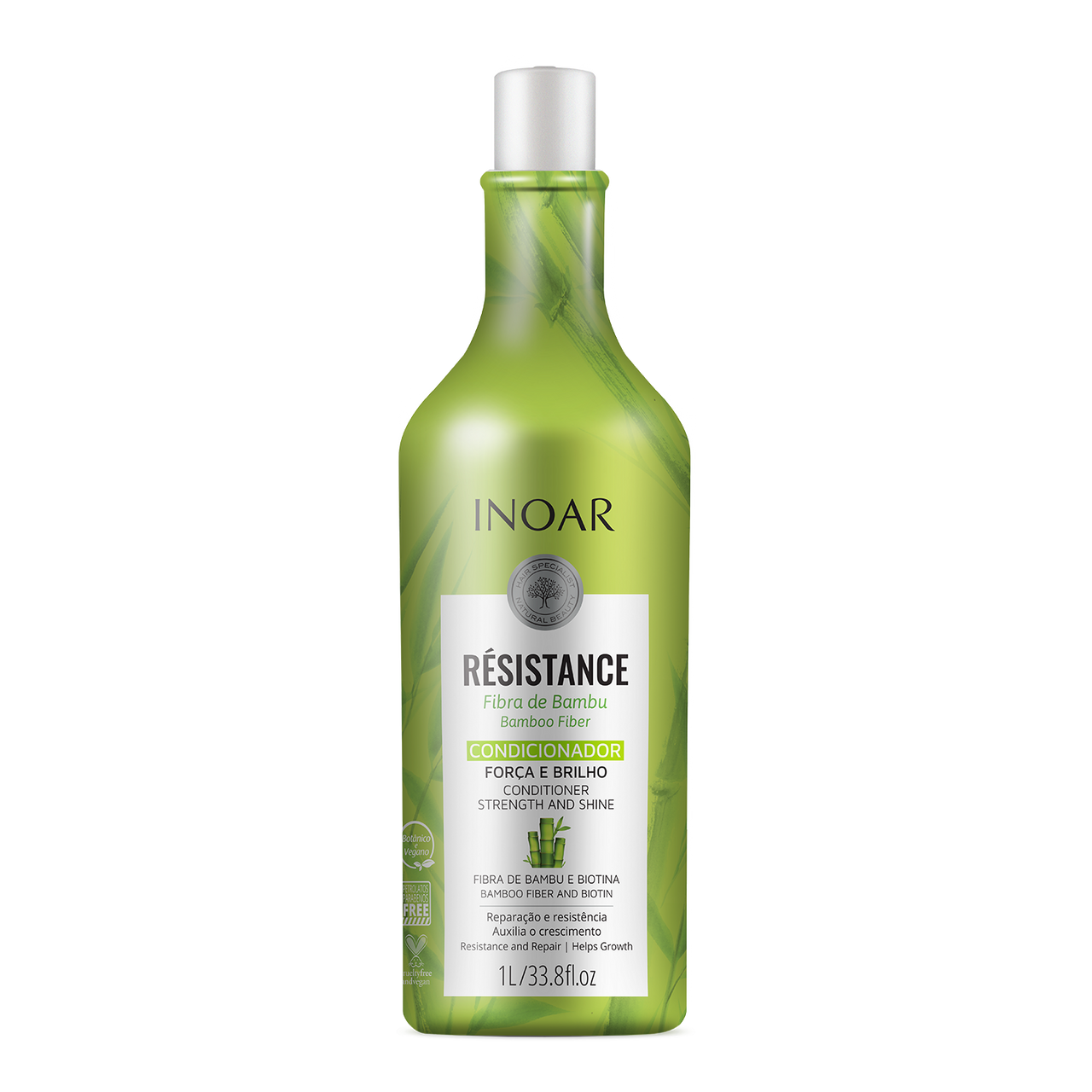INOAR Resistance Fibra de Bambu Conditioner - matus stiprinošs kondicionieris 1000 ml